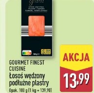 Gourmet Finest Cuisine Łosoś wędzony podłużne plastry