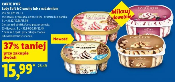 Lody Soft & Crunchy lub z nadzieniem