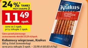 Kabanosy wieprzowe, Krakus