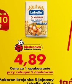 Makaron krajanka 5-jajeczny Lubella