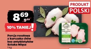 Porcja rosołowa z kurczaka chów bez antybiotyków Sztuka Mięsa