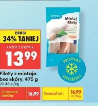 Filety z mintaja bez skóry