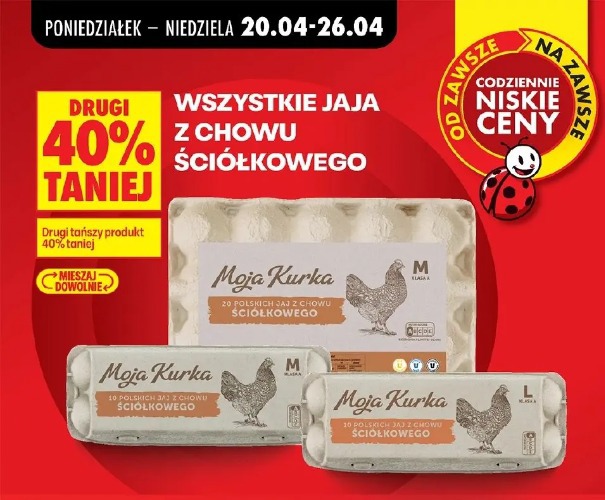 Wszystkie jaja z chowu ściółkowego