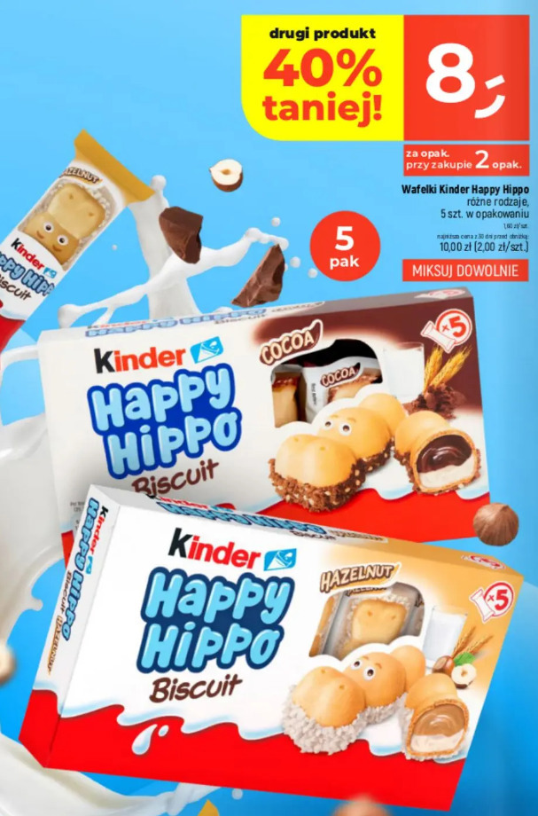 Wafelki Kinder Happy Hippo
