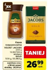Kawa rozpuszczalna Velvet Jacobs