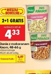 Danie z makaronem Knorr