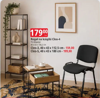 Regał na książki Cleo-4 TS Interior