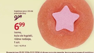 Isana, kula do kąpieli, różne rodzaje