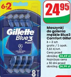 Gillette Blue3 Plus maszynki do golenia męskie Blue3 Comfort