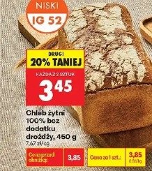 Chleb żytni 100% bez dodatku drożdży