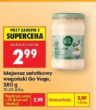 Majonez sałatkowy wegański Go Vege