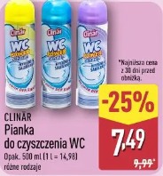 Clinair Pianka do czyszczenia WC