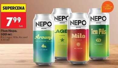 Piwo Nepo Pils, Lager, Milo, Around