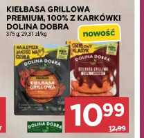Kiełbasa grillowa premium, 100% z karkówki Dolina Dobra