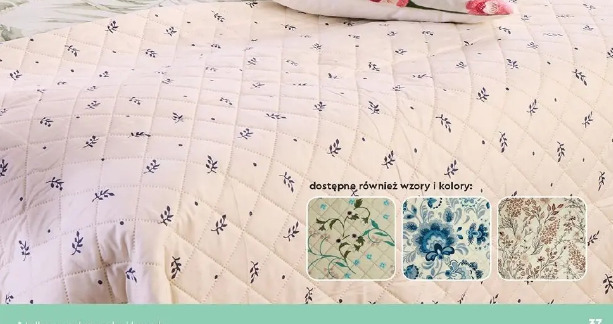 Narzuta pikowana na łóżko