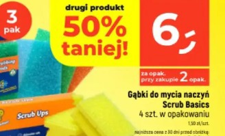 Gąbki do mycia naczyń Scrub Basics