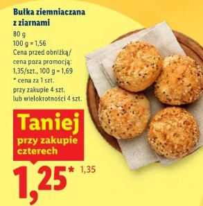 Bułka ziemniaczana z ziarnami