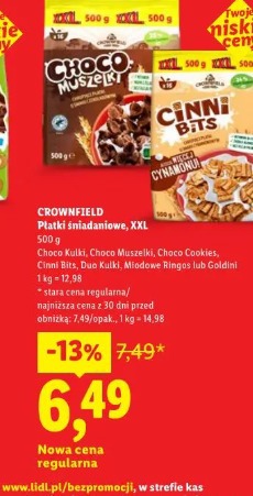 Crownfield Płatki śniadaniowe, XXL