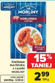 Kiełbasa morlińska z szynki MORLINY