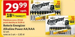 Baterie Energizer Alkaline Power AA/AAA