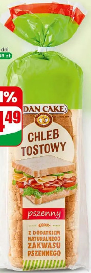 Chleb tostowy pszenny Dan Cake