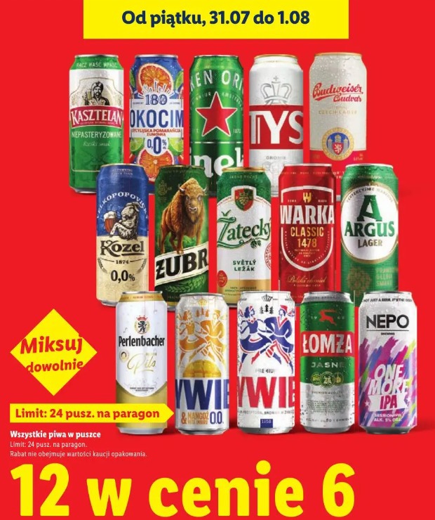 Wszystkie piwa w puszce