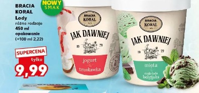 Bracia Koral Lody różne rodzaje