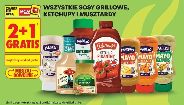 Wszystkie sosy grillowe, ketchupy i musztardy