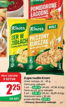 Zupa nudle Knorr
