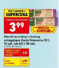 Worki na śmieci z taśmą ściągającą Zosia Samosia