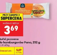 Bułki pszenne do hamburgerów Pano