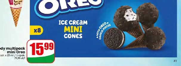 Lody multipack mini Oreo