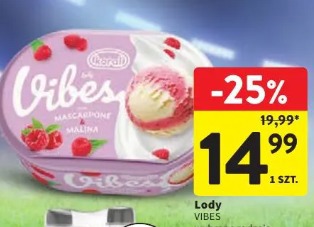 Lody Vibes mascarpone malina