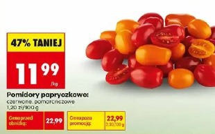 Pomidory papryczkowe czerwone, pomarańczowe