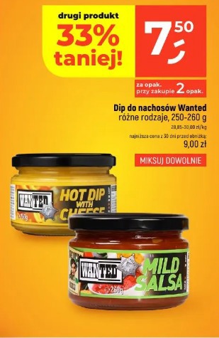 Dip do nachosów Wanted różne rodzaje