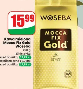 Kawa mielona Mocca Fix Gold Woseba