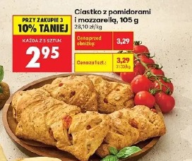 Ciastko z pomidorami i mozzarellą