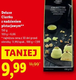 Deluxe Ciastka z nadzieniem pistacjowym