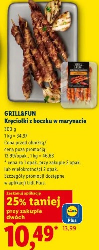 Grill&Fun Kręciołki z boczku w marynacie