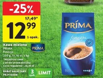 Prima Finezja kawa mielona