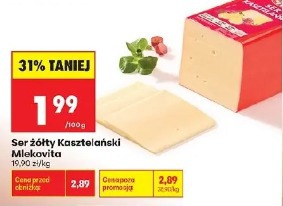 Ser żółty Kasztelański Mlekovita