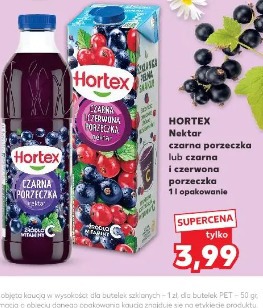 Hortex Nektar czarna porzeczka lub czarna i czerwona porzeczka