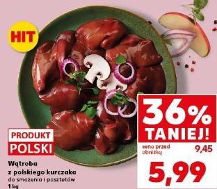 Wątroba z polskiego kurczaka do smażenia i pasztetów