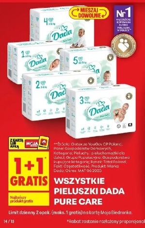 Dada Pure Care pieluszki