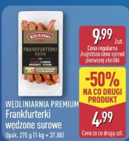 Wędliniarnia Premium Frankfurterki wędzone surowe