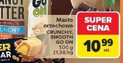Masło orzechowe crunchy-smooth Go On