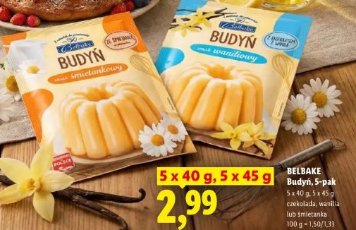 BELBAKE Budyń, 5-pak