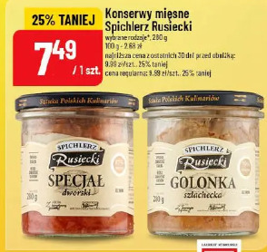 Konserwy mięsne Spichlerz Rusiecki