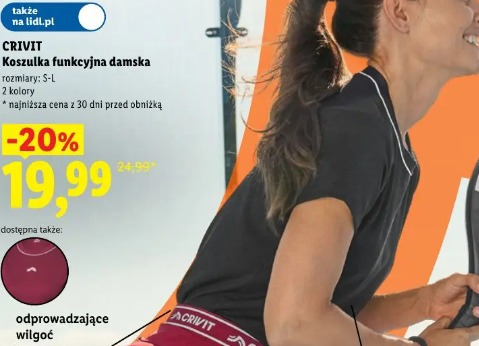 Crivit Koszulka funkcyjna damska
