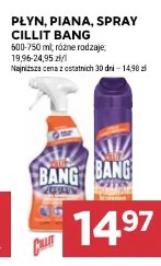 Cillit Bang płyn, piana, spray